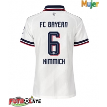 Camiseta Bayern Munich Joshua Kimmich #6 Visitante Equipación para mujer 2026-27 manga corta